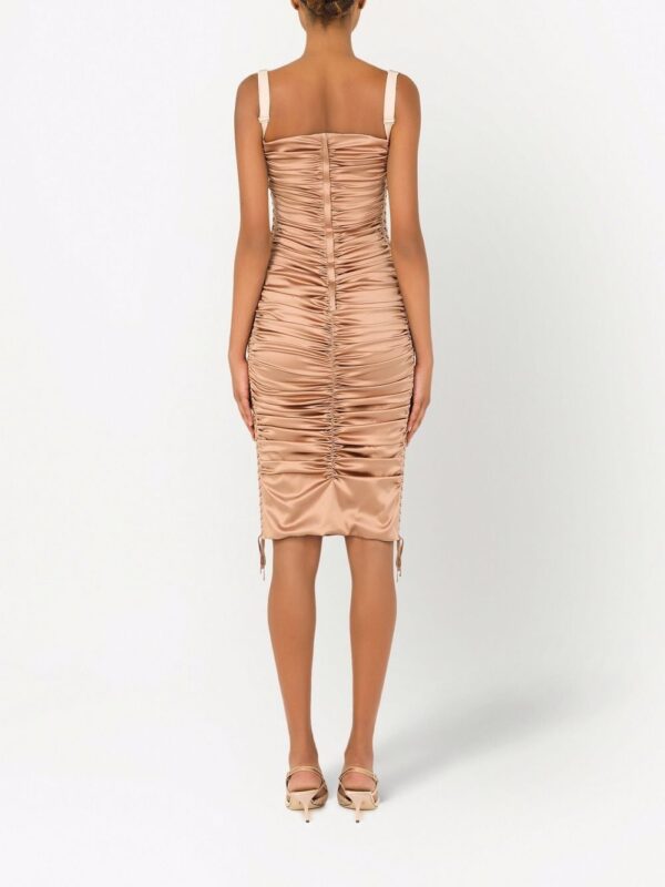 Dolce & Gabbana ruched mid-length dress - Image 4