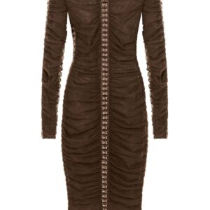 Dolce & Gabbana  ruched tulle dress