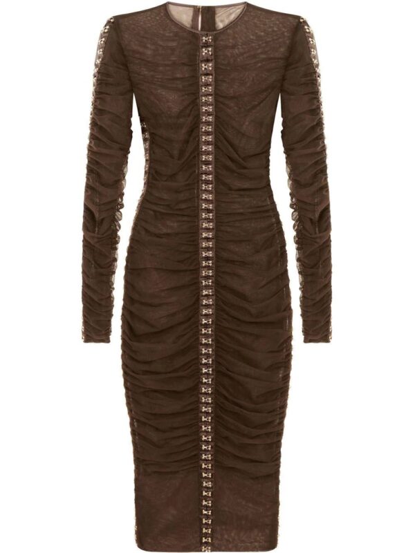 Dolce & Gabbana  ruched tulle dress
