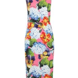 Dolce & Gabbana  sleeveless graphic-print dress