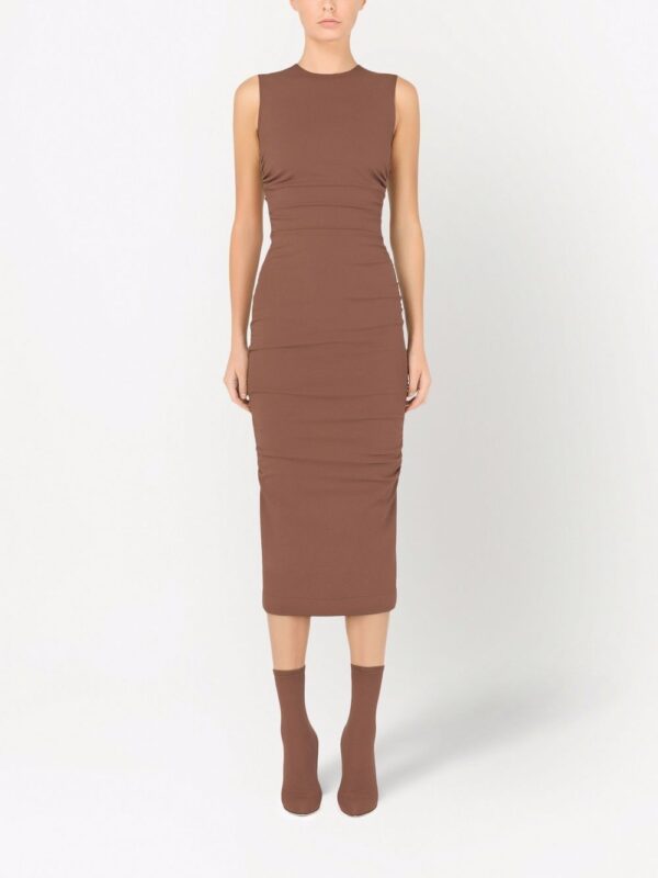 Dolce & Gabbana sleeveless midi dress - Image 3