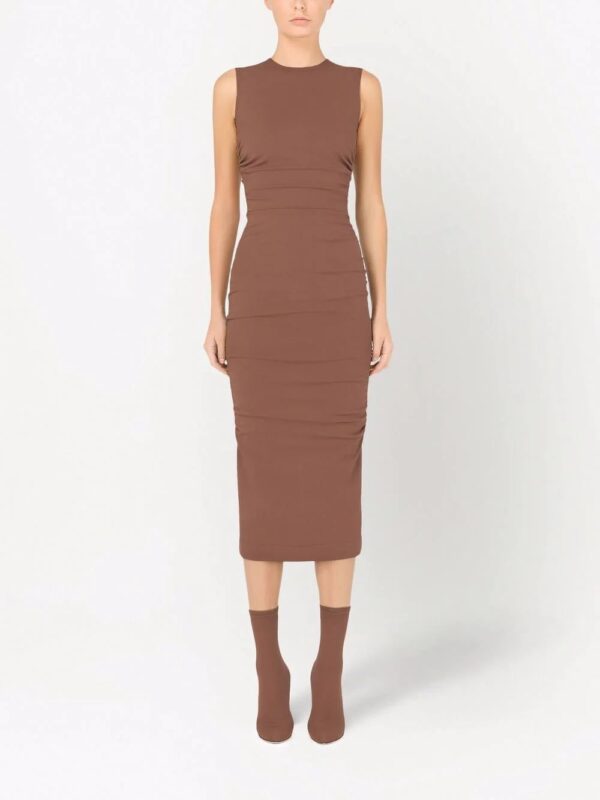Dolce & Gabbana  ruched mid-length dress - Image 3