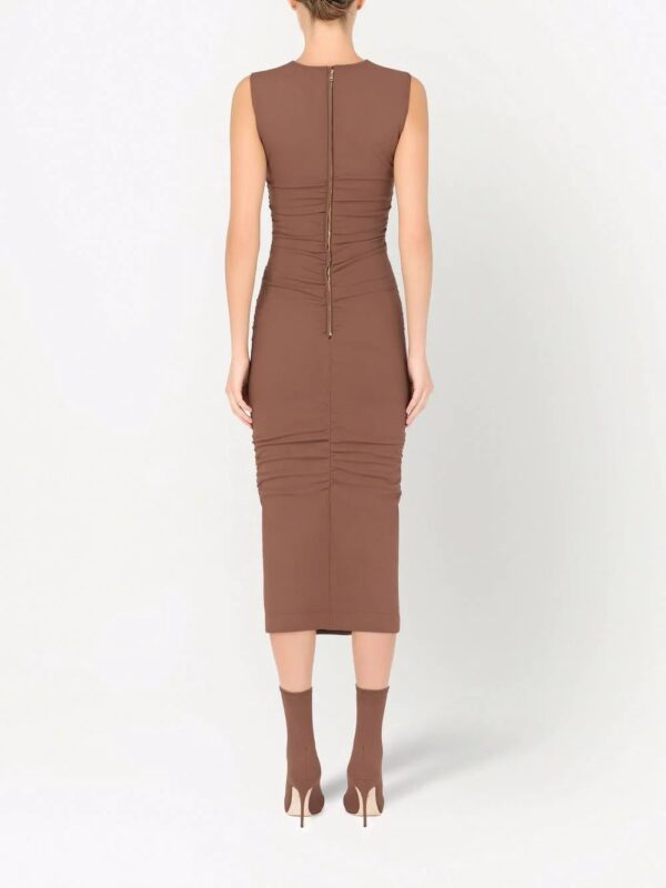 Dolce & Gabbana  ruched mid-length dress - Image 4