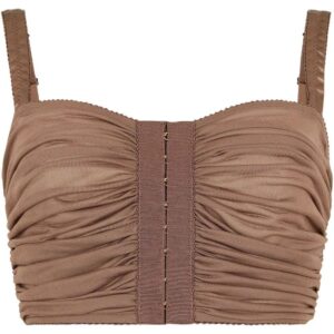 Dolce & Gabbana ruched-bodice top