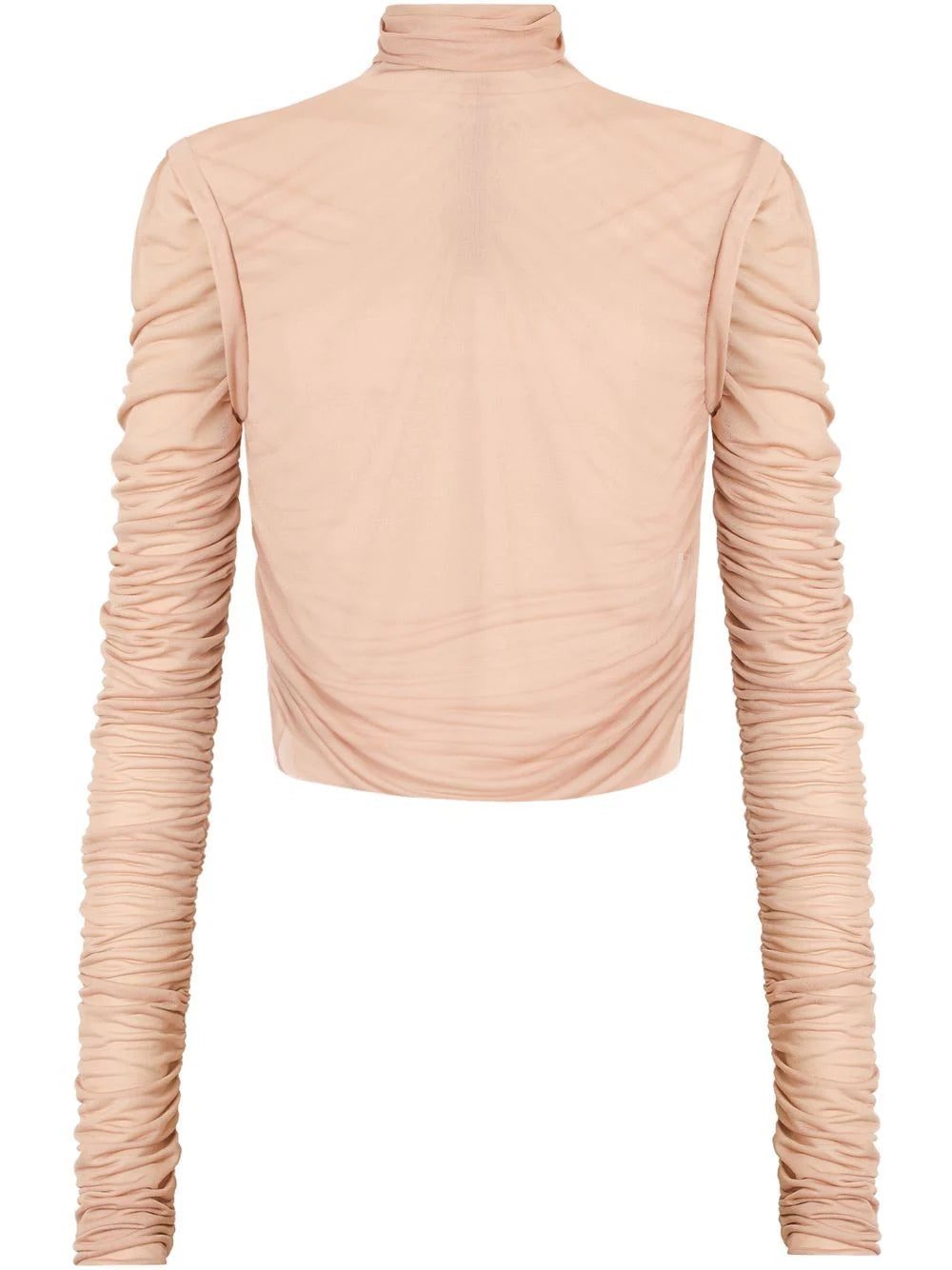 Dolce & Gabbana ruched roll-neck top