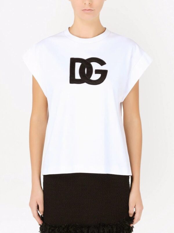 Dolce & Gabbana  logo-patch T-shirt - Image 3