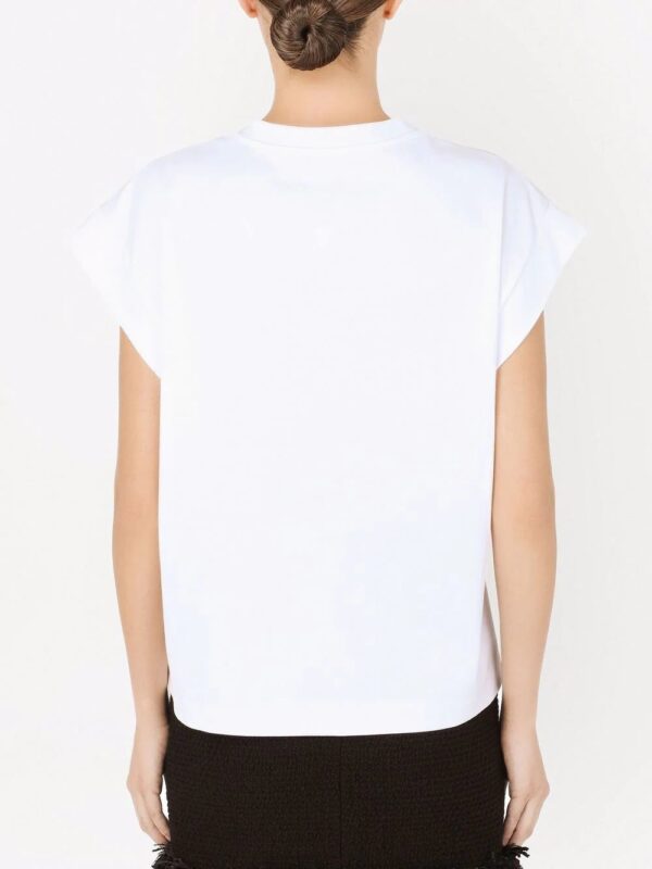 Dolce & Gabbana  logo-patch T-shirt - Image 4