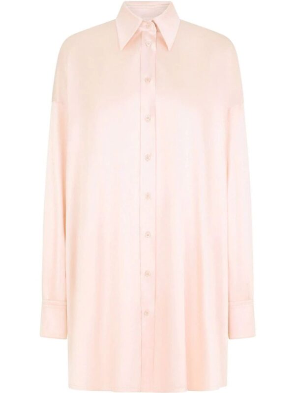 Dolce & Gabbana  oversized silk shirt dress