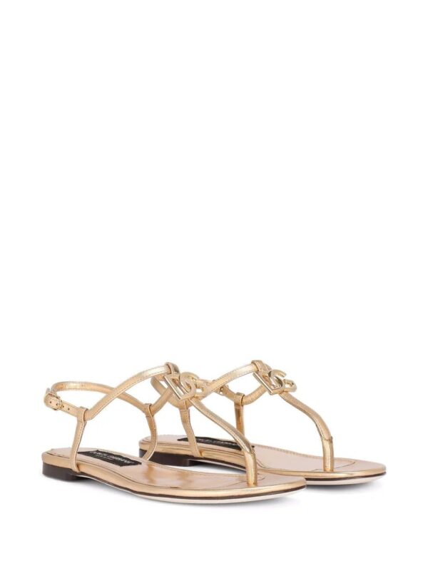Dolce & gabbana  logo-plaque open-toe sandals - Image 2