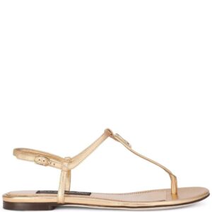 Dolce & gabbana  logo-plaque open-toe sandals