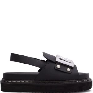Dolce & gabbana  logo-patch open-toe sandals