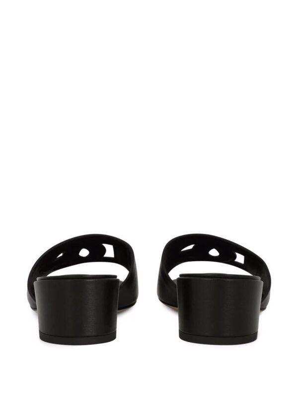 Dolce & Gabbana  DG cut-out leather sandals - Image 3