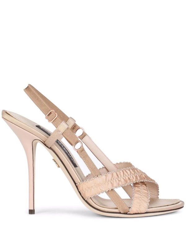 Dolce & Gabbana  Keira 105mm satin sandals