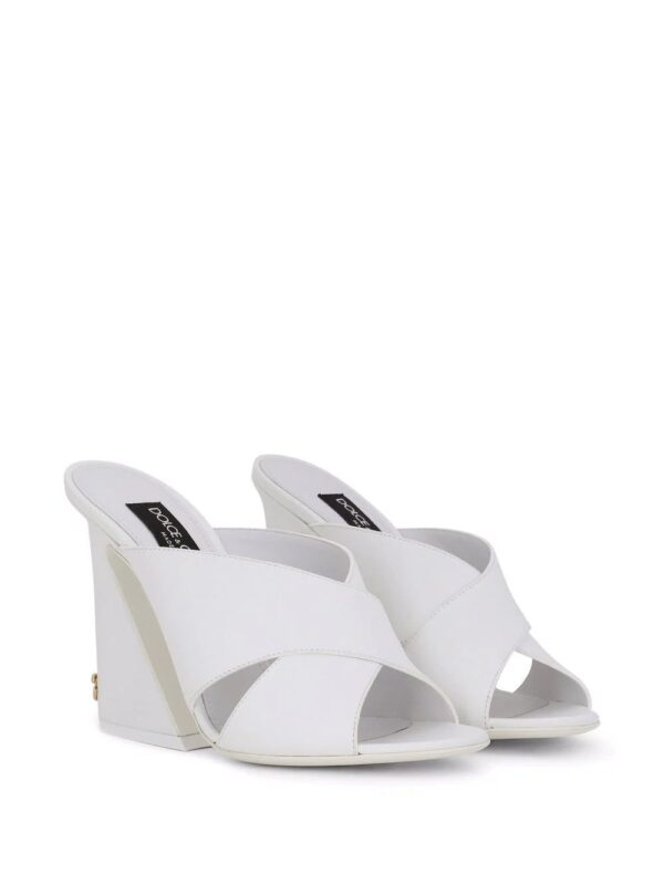 Dolce & gabbana  tapered-heel leather sandals - Image 2