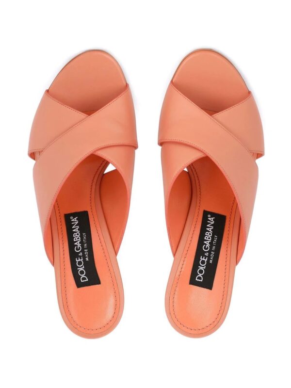 Dolce & Gabbana  tapered-heel leather sandals - Image 4