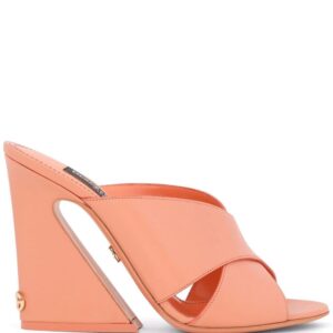Dolce & Gabbana  tapered-heel leather sandals