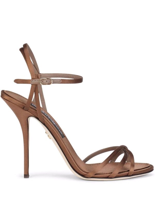 Dolce & gabbana  silk-satin stiletto sandals