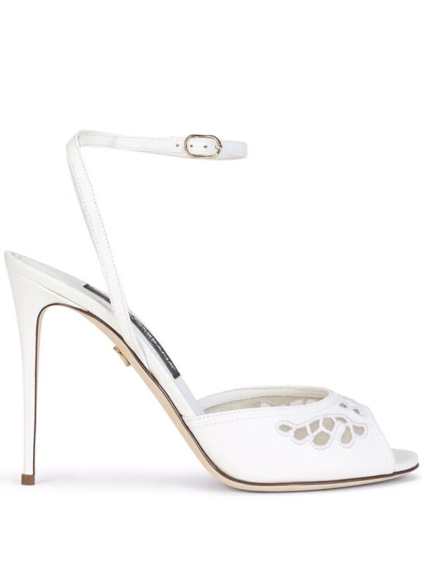 Dolce & gabbana  broderie anglaise sandals