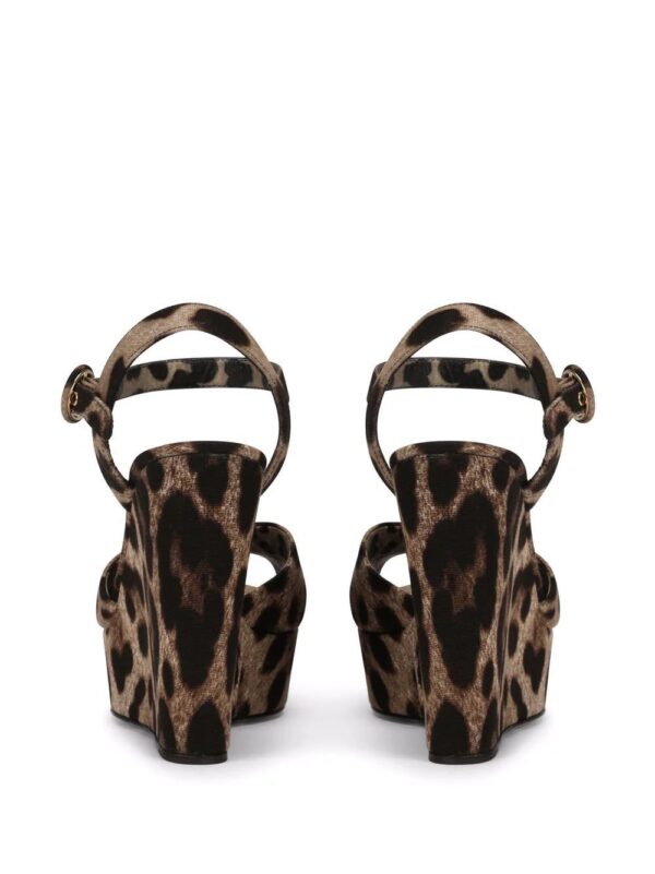 Dolce & gabbana  Bianca 90mm wedge sandals - Image 3