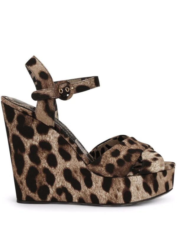 Dolce & gabbana  Bianca 90mm wedge sandals