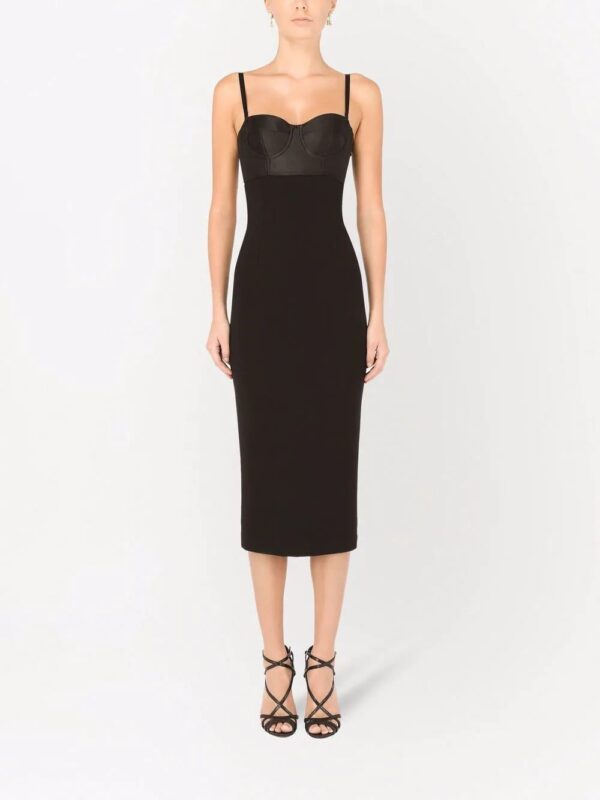 Dolce & Gabbana  cut-out bustier midi-dress - Image 3