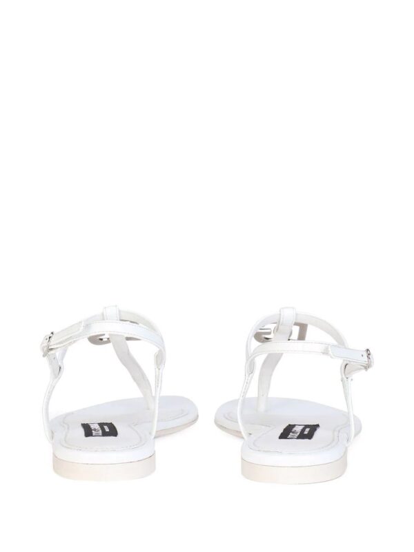 Dolce & Gabbana  DG flat leather sandals - Image 3