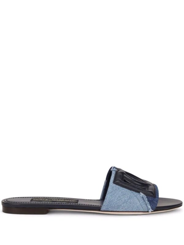 Dolce & gabbana  logo-patch open-toe sandals