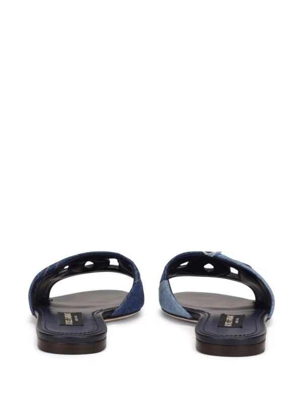 Dolce & gabbana  logo-patch open-toe sandals - Image 3