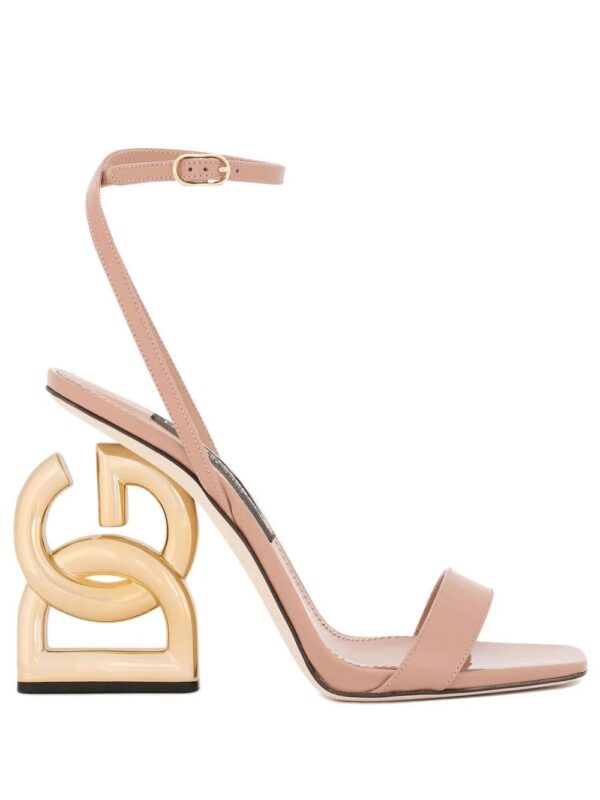 Dolce & gabbana  DG heel leather sandals