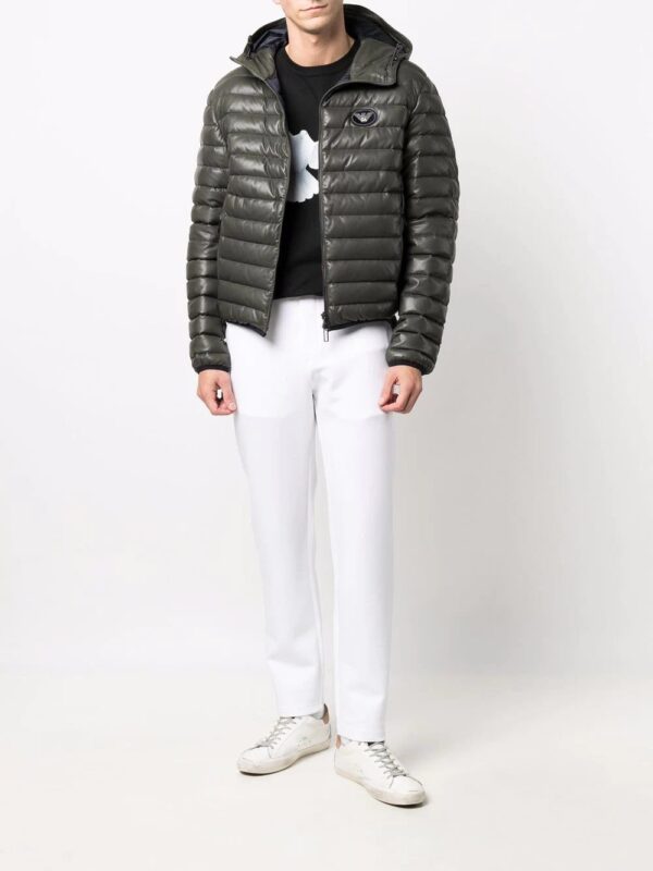 Emporio Armani  drawstring logo-print trackpants - Image 2