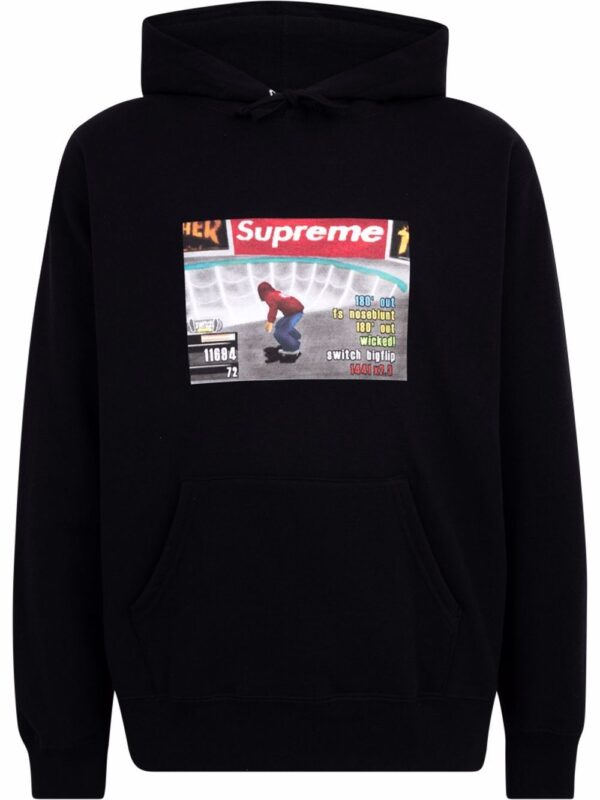 Supreme  x Thrasher logo-print hoodie