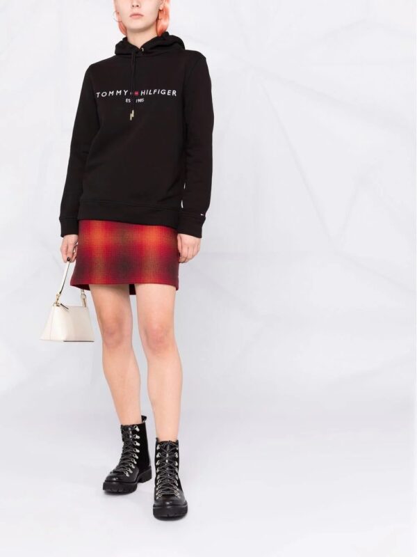 Tommy Hilfiger  logo-print drawstring hoodie - Image 2