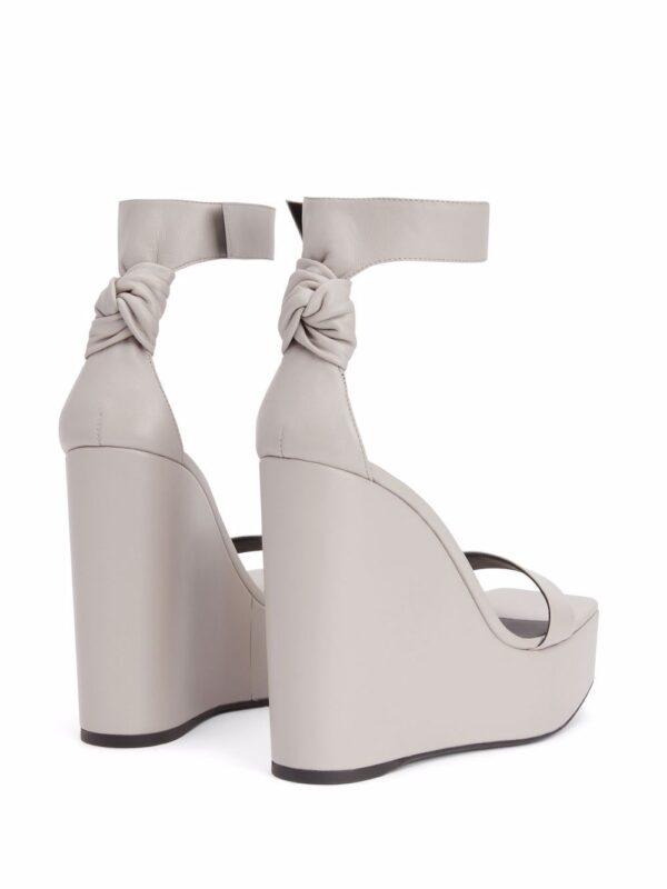 Giuseppe Zanotti  Meissa knot wedge sandals - Image 3