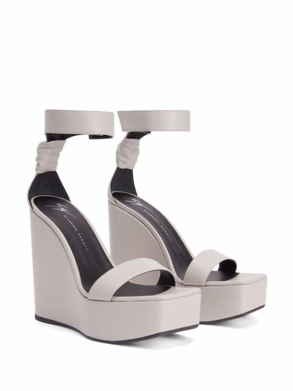 Giuseppe Zanotti  Meissa knot wedge sandals - Image 2