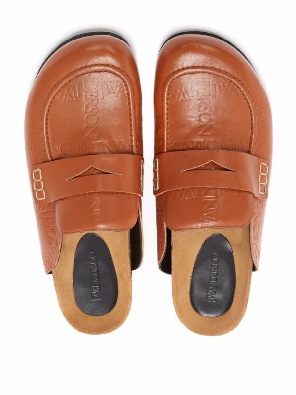 JW Anderson  logo-debossed loafer mules - Image 3