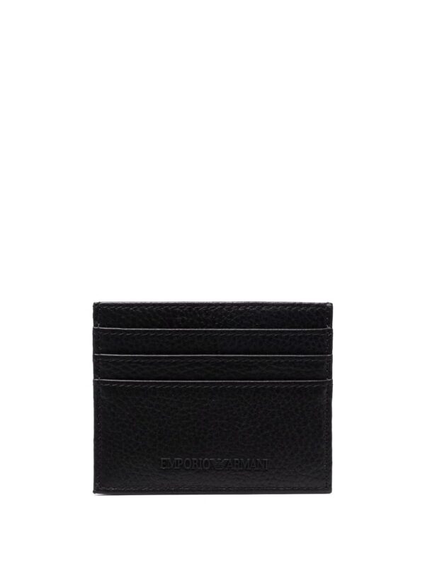 Emporio Armani  textured-effect leather cardholder