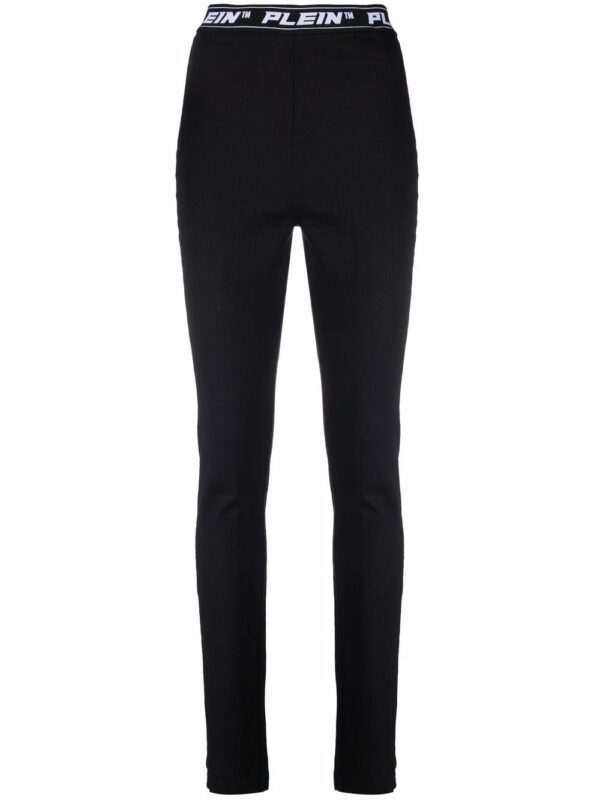 Philipp Plein  logo-waistband leggings