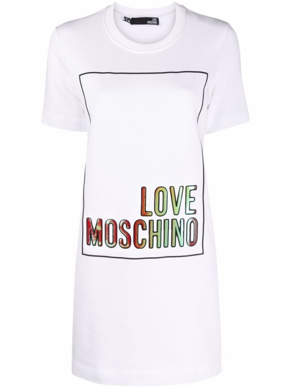 Love Moschino logo-print T-shirt dress