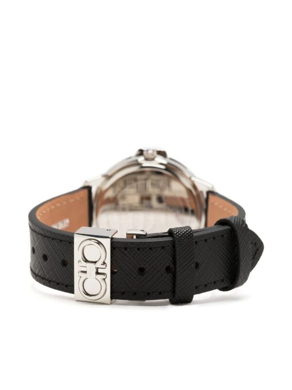 Salvatore Ferragamo Watches  Gancini leather-strap watch - Image 4