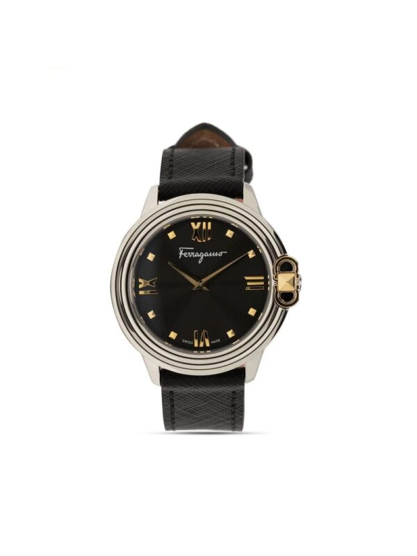 Salvatore Ferragamo Watches  Gancini leather-strap watch