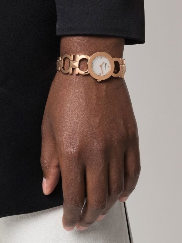 Salvatore Ferragamo Watches  double-Gancini round watch - Image 2