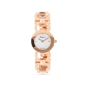 Salvatore Ferragamo Watches  double-Gancini round watch
