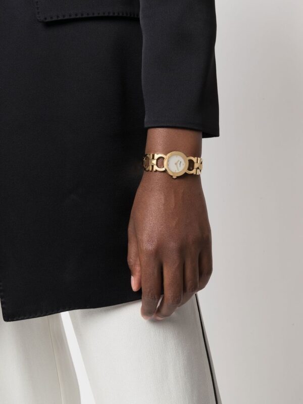 Salvatore Ferragamo Watches  double-Gancini round watch - Image 2