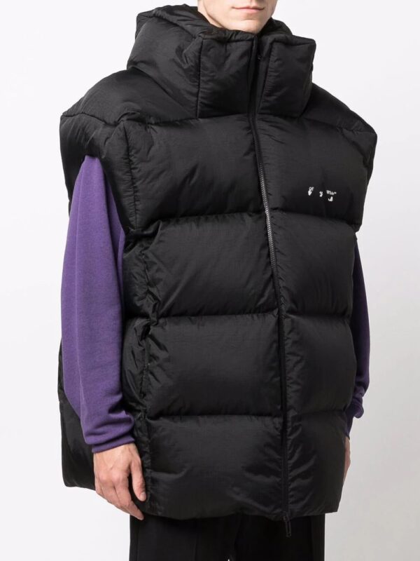 Off-White  down-feather logo-print gilet - Image 3