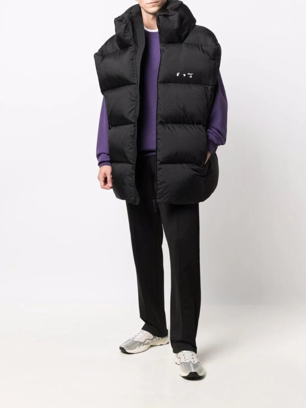 Off-White  down-feather logo-print gilet - Image 2