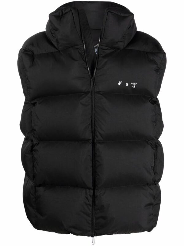Off-White  down-feather logo-print gilet