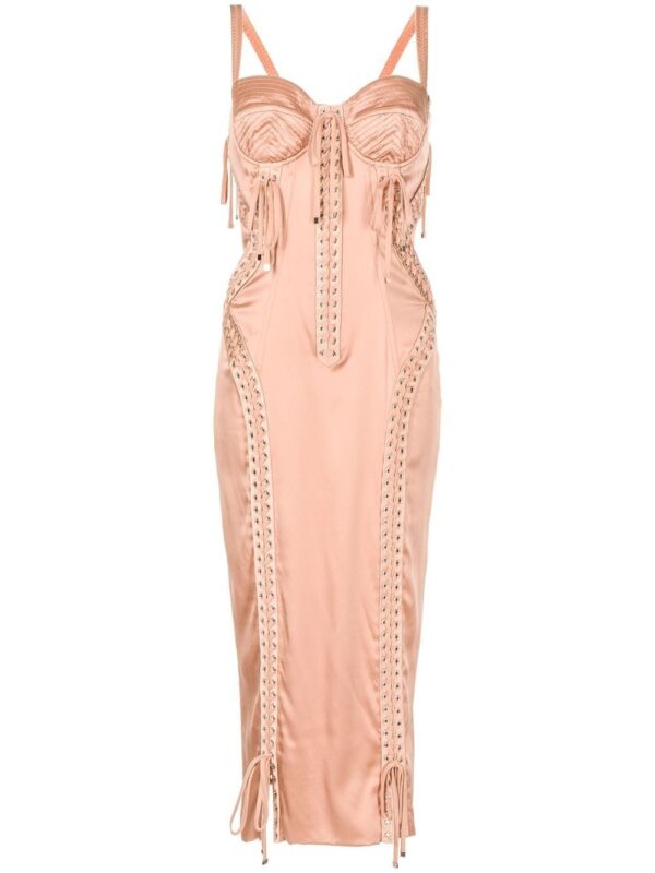 Dolce & Gabbana sweetheart-neck sleeveless dress