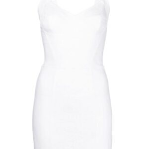 Dolce & Gabbana lace-panelling bustier dress