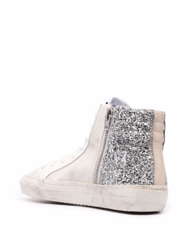 Golden Goose star-patch lace-up sneakers - Image 3