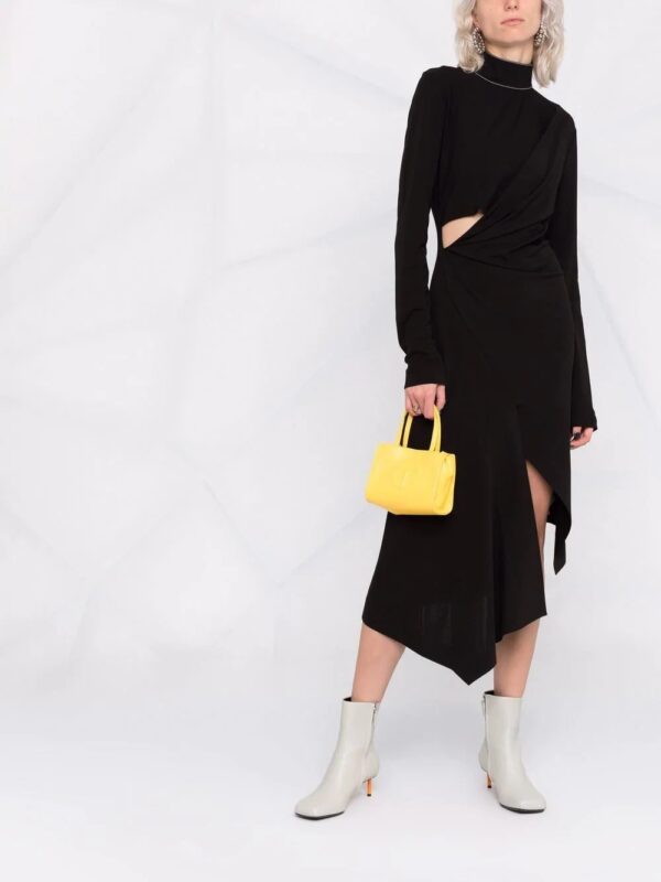 Off-White  cut-out flared midi dress - Image 2